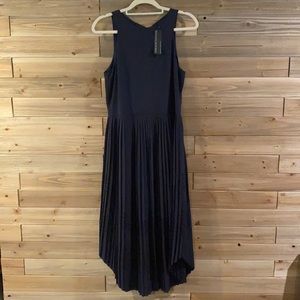 Banana Republic navy mid length dress